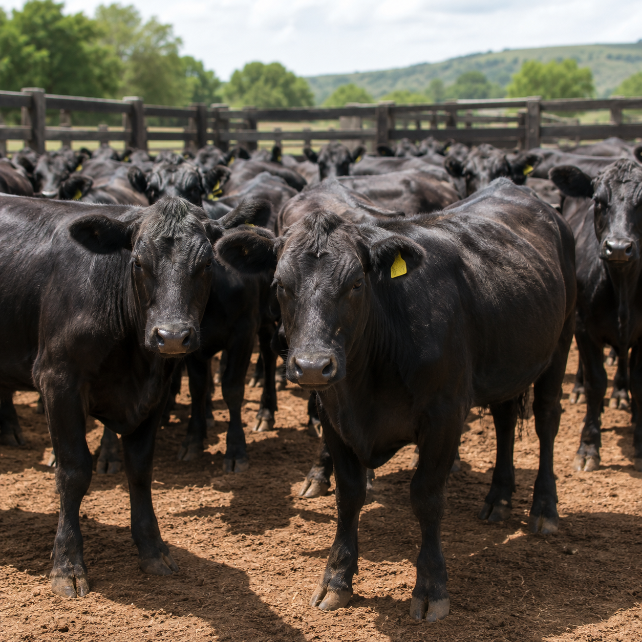 Lote 28 novilhas F1 Angus x Nelore